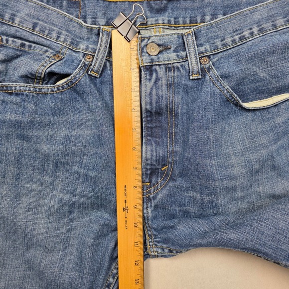 Levi Strauss Co Mens Jeans 505 Straight Fit Size 34x30 Blue Denim *Measured - Picture 11 of 14
